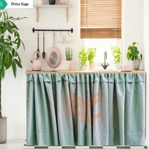 GORDEN KOLONG DAPUR KATUN POLOS MINIMALIS uk. 70x100CM