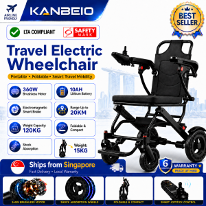 (SG Local inventory) Folding intelligent electric wheelchair with strong power and long endurance