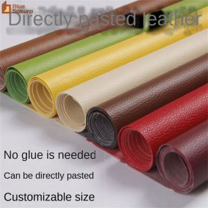 Blue Sakura 10x20cm/25x30cm Waterproof Leather Repair Self Adhesive Self-adhesive Leather Fabric Sofa Repair Subsidy Patch Seat Leather Bed Refurbished Soft Bag Hard Bag Background Decorative Leather