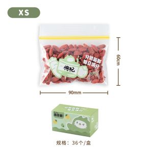 36pcs Transparent Zip Lock Food Bag Freezer Resealable Food Storage Zipper Bag Dry Frozen Plastic Bag Kitchenware
