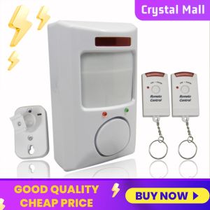 COD [Free Shipping] Wireless Household Security System with Infrared Motion Sensor and 106dB Alarm for Home Protection