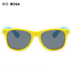 OQ BOGA 8 Colors Kids Oval Frame Polarized Sunglasses Children Outdoor Eye Protection Full Rim Sun Glasses