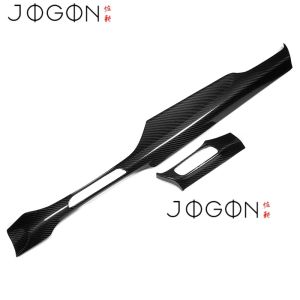 OnlyF U LHD Dry Carbon Fiber Car Interior Center Console Dashboard Strip Panel Cover Trim For Hyundai i30 N 2020 2021 2022 2023 Q8H3K