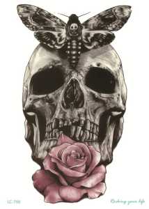 Tato Temporer Tattoo Tatto Temporary Tahan Air Sementara Anti Air Seri LC-798