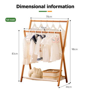 Foldable floor-standing clothes hanger for home bedroom living room balcony clothes drying rack