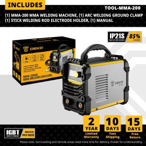 DEKO MMA Series 4.1KVA Inverter Arc Electric Welding Machine 220V MMA Welder for DIY Welding Working and Electric Working