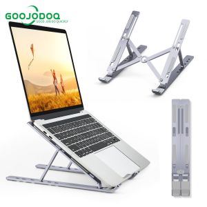 Goojodoq Stand Laptop Lipat Bahan Aluminum Alloy Untuk Macbook Pro