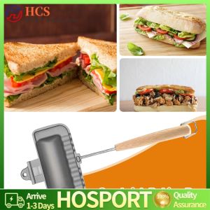 Heavy-Duty Double-Sided Sandwich Frying Pan Non-Stick Skillet Suitable for Gas Cookers Kitchen Tools