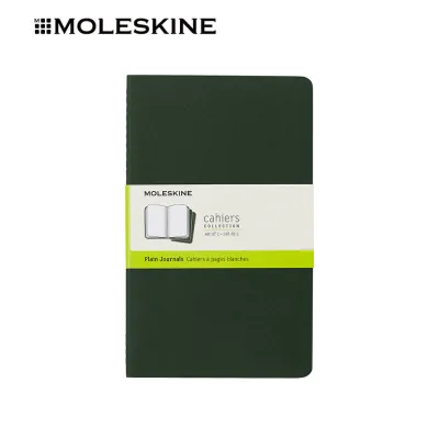 Moleskine Cahier Journals Large Plain Myrtle Green