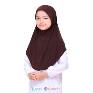 TudungSiComel Set B - Tudung Sekolah Awning Lembut (Kain Lycra Lembut Tidak Panas