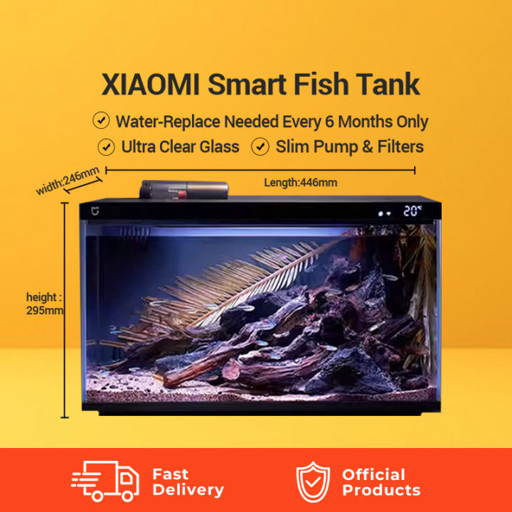 XIAOMI MIJIA Smart Fish Tank Aquarium Black 米家智能鱼缸 Smart Fish Tank Eco ...