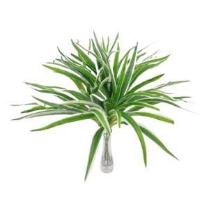 MITULI Green Plants Artificial Chlorophytum Plants Realistic Plastic Fake Plant Photography Props Elegant Silk Chlorophytum Branch Party Wedding Decor