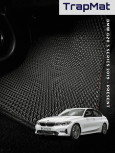 FOR - BMW 3 SERIES 2018-2021 ( G20 ) TrapMat Customize Car Floor Mat 100% Waterproof Anti Slip Easy to Clean(Front & Rear)