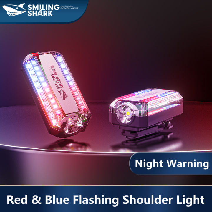 Smiling Shark JD007 Red Blue Strobe Light Police Light Warning Lights