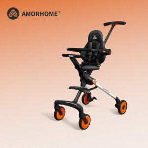 NHẬP KHẨU CHÍNH HÃNG Xe đẩy du lịch Amorhome cho bé siêu gọn siêu nhẹ trọng tải đến 60KG chuyên đi du lịch bằng máy bay