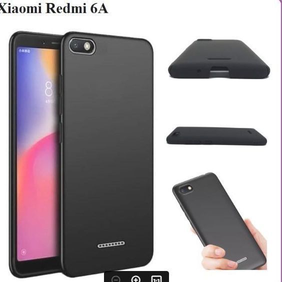 SOFTCASE SLIM MATTE XIAOMI REDMI 6A CASE SLIM BLACK MATTE FOR