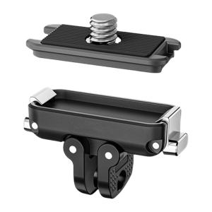 แผ่นฐานรองปลดเร็วไม่ลื่นสกรู1/4นิ้วปล่อยเร็วอะลูมิเนียมสำหรับงานหนักอุปกรณ์เสริมที่ยึดกล้อง