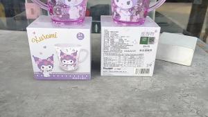 Sanrio Kuromi Childrens Toothbrush Cup Boys and Girls Toothbrush Holder Washing Cup Drinking Cup Kindergarten Anti-fall Crystal Cup [ Free Shipping ]