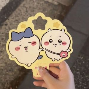 Miniso Chiikawas Fireworks Stick Kawaii Handheld Filter Diffraction Photography Glasses Special Effect Card Birthday Gifts