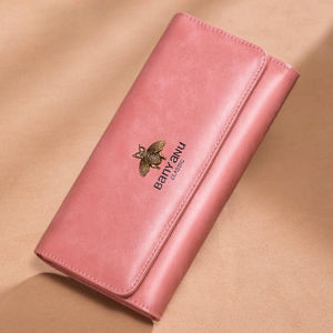 BANYANU Ladies Long Wallet Original Travel Business Cowhide Genuine Leather Purse for Women
