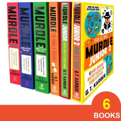 [SG Stock] Murdle Puzzle Series Set By G. T. Karber Lot (6 Books)