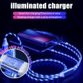 3 in 1 Super Fast Charger for Android with Adapter 240w Charging Flowing Light Up 120Watts. 