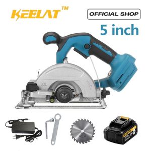 KEELAT KCS001 5" Circular Saw Cordless Electric Wood Plastic Marble Cutter Electric Saw Stone Tiles Marble