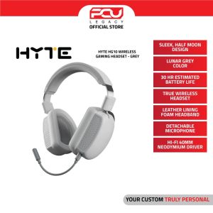 HYTE HG10 WIRELESS GAMING HEADSET - GREY