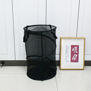 Foldable Beam Storage Basket Cotton Linen Dirty Cloth Bucket Storage Bucket Foldable Dirty Clothes