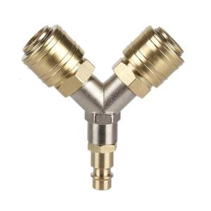 Air Hose Quick Coupling Distributor Compressed Air Softener Compressed Air Distributor Air Softness Y Distributor