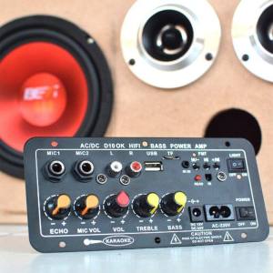 เครื่องขยายเสียงลำโพงสเตอริโอขยายเสียงดิจิตอล 8-12นิ้ว แอมป์ 400W USB TF Remote Control Bluetooth 5.0 บลูทูธ รองรับ USB