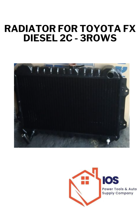 RADIATOR - TOYOTA FX 2C DIESEL - 3 ROWS | Lazada PH