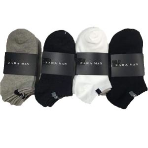 [ SIÊU RẺ ] COMBO 5 đôi vớ ZARA cho Nam/Nữ   chất cotton thoáng mát không hầm bì khô thoáng