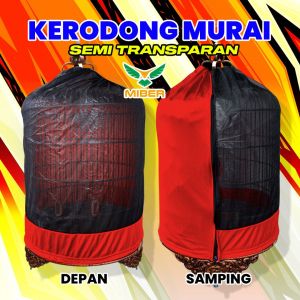 Bawara Krodong Murai Sangkar Kandang Burung Kerodong Murai Bahan Higet Model Semi Transparan