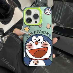 Huawei Pura 70 Case Huawei Pura 70 Pro Case Huawei Pura 70 Ultra Doraemon Matte Hard Shockproof Case With Camera Lens Protecotr IMD Luxury Plating Button ins style Phone Cover