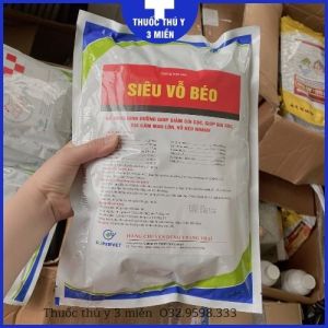 Siêu Vỗ Béo Bổ Sung Dinh Dưỡng Vỗ Béo Nhanh Tăng Sức Đề Kháng Cho Gia Súc Gia Cầm Công Ty SUPERVET
