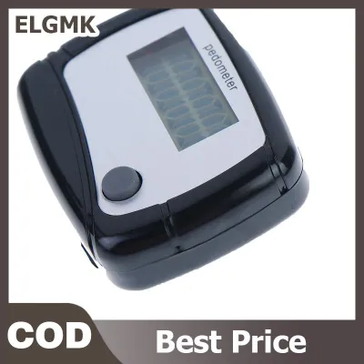 ELGMK 1Pc Portable LCD Pedometer Step Counter Calorie Monitor for Exercise Fitness Walking Daily Activity Tracking