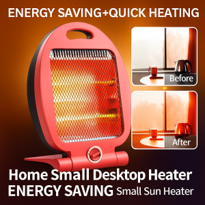 Electric Small Space Heater Thermostat Heater Mini Portable Electric Heater Small Office Home Heating Appliance