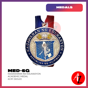 Recognition Graduation ACADEMIC Medal 6CM (Gold Silver Bronze) SOLD PER PIECE
