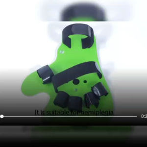 ดามนิ้วมือ กันข้อนิ้วติด ผู้ป่วยอัมพฤกษ์ อัมพาต พร้อมสายคล้องคอ