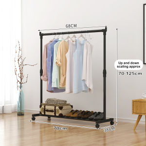 Single/Double layer Extendable Cloth Organizer Strong Steel Structure Laundry Rack Cloth Hanger Rack Baju Rack / Mulig Rack / Hanger Baju