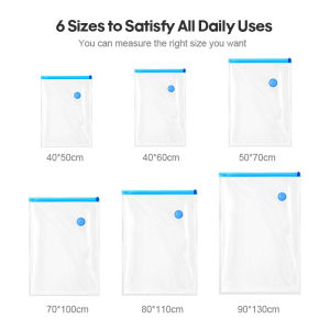 Vacuum compression bag Vacuum Storage Bag Travel Storage Resealable Vacuum Bags transparent Space Saving Storage Bag Compression Bag(真空收纳袋)