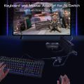Joso Keyboard and Mouse Adapter for Nintendo Switch, Xbox One/Series X/S, PS4, Switch Keyboard Adapter for Playing FPS, RTS, Apex, Plug and Play Keyboard Converter with Type C Auxiliary Power Port. 