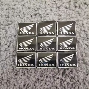 Honda Logo Acrylic Emblem For Motorcycle  Meter Sticker Small size (20mm x 16mm)