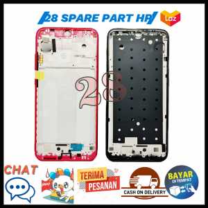 FRAME/TULANG TENGAH/TATAKAN LCD+BEZEL+TOMBOL LUAR OFF VOLUME XIAOMI REDMI NOTE 7/NOTE 7 PRO ORIGINAL