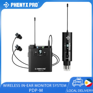 Phenyx Pro PDP-M Stereo Wireless In-Ear Monitor System for Singers Band Stage Live Performance