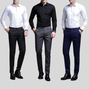 Quần tây nam ống dáng body vải co giãn cao cấp-Chất Liệu Tây Âu Co Giản 4 Chiều Mền Mại Mịn Màng Chống Nhăn Phù Hợp Cho Mọi Lứa Tuổi- tanngyuen