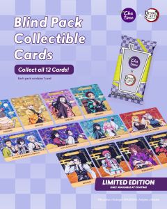 Authentic Limited Edition Card Collectible Chatime X Demon Slayer Complete Set 12 Pieces Card