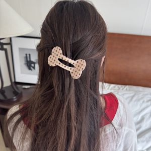 Kẹp tóc dáng xương họa tiết vintage phong cách Hàn Quốc Modleaf Puppy Bone Clip