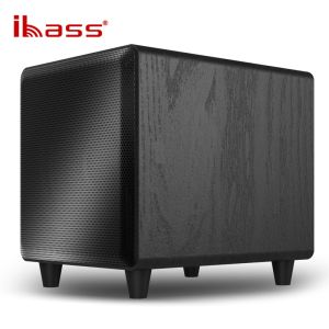 Original 10 inch Subwoofer home teater Wooden Enclosure Multimedia Speaker HiFi Stereo Surround Sound Subwoofer Loudspeaker with RCA input output Strong Bass ILASSA 低音炮